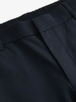 Formele Broek|Next - Joggingbroek met elastische tailleband en effen voorkant Donkerblauw