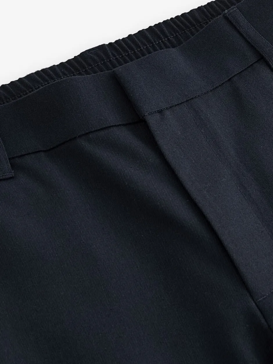 Formele Broek|Next - Joggingbroek met elastische tailleband en effen voorkant Donkerblauw