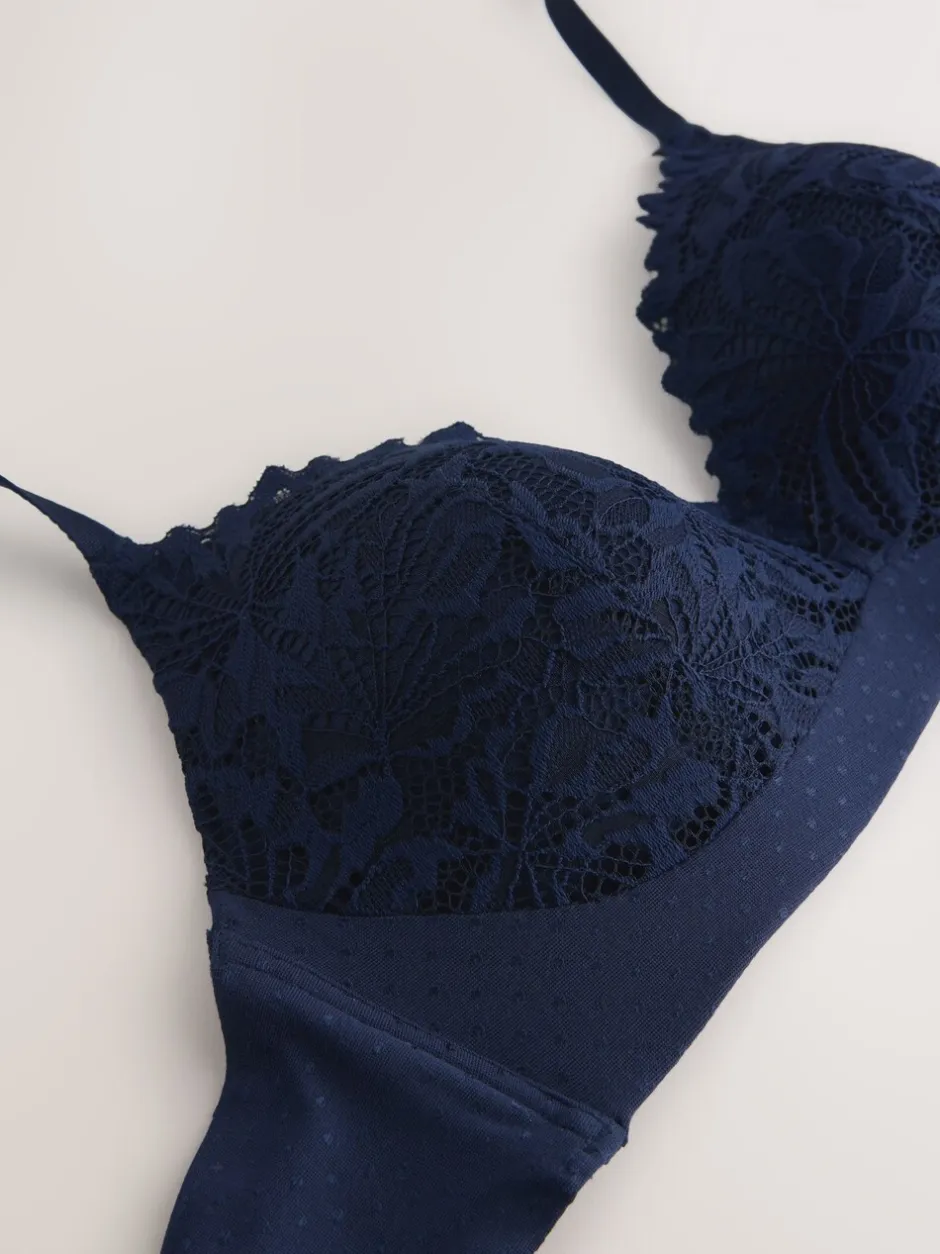 Beha's|Next Donkerblauw - Kanten ultieme comfortabele beha