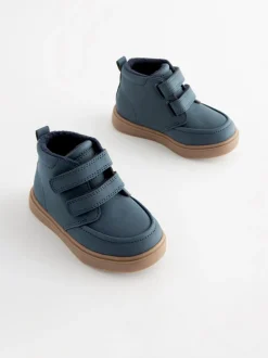 Boots|Next - Laarsjes met klittenbandsluiting en warme voering Donkerblauw