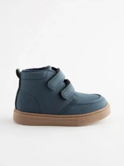 Boots|Next - Laarsjes met klittenbandsluiting en warme voering Donkerblauw