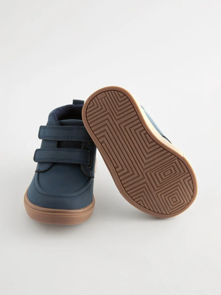 Boots|Next - Laarsjes met klittenbandsluiting en warme voering Donkerblauw
