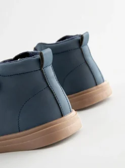 Boots|Next - Laarsjes met klittenbandsluiting en warme voering Donkerblauw