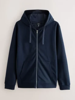 Loungewear|Sweaters En Hoody´S*Next Donkerblauw - Lichte hoodie met rits