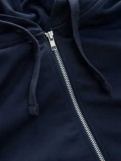 Loungewear|Sweaters En Hoody´S*Next Donkerblauw - Lichte hoodie met rits