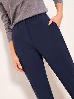 Kostuums En Werkkleding|Broeken*Lipsy - broek op maat met toelopende pijpen Donkerblauw