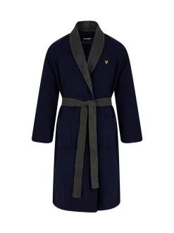 Kamerjassen En Badjassen|Lyle & Scott Donkerblauw - Adrian badjas