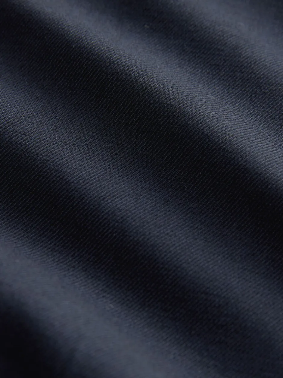 Kostuums En Werkkleding|Broeken*Next Donkerblauw - Maatgesneden slim fit broek van stevige stof