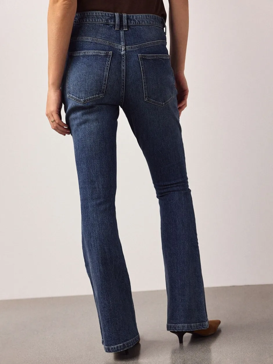 Jeans|Moederschap*Next Donkerblauw - Maternity Denim Flare Jeans