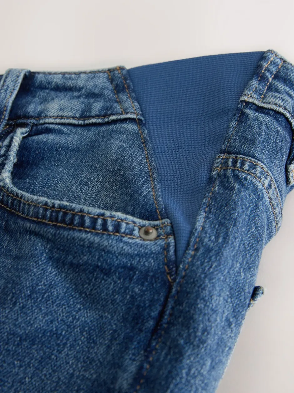 Jeans|Moederschap*Next Donkerblauw - Maternity Denim Flare Jeans