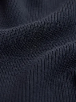 Jurken|Moederschap*Next - Maternity Twist Front Knit Jumper Dress Donkerblauw
