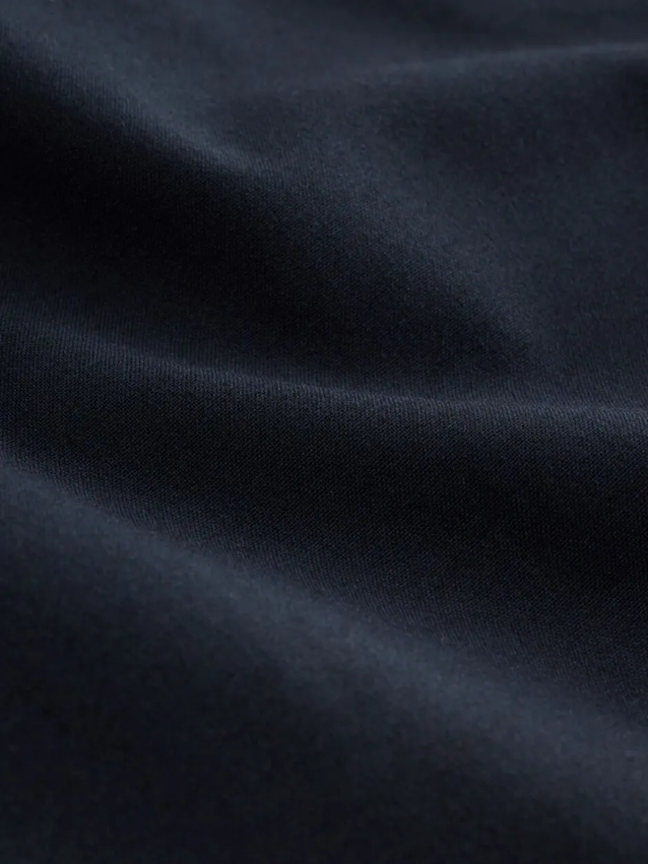 Kostuums En Werkkleding|Broeken|Next - Modieus gesneden broek met wijde pijpen van wol Donkerblauw