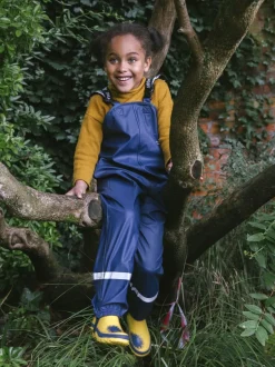 Tuinbroeken|Jumpsuits En Playsuits*Muddy Puddles - - Waterdichte tuinbroek voor regendagen Donkerblauw
