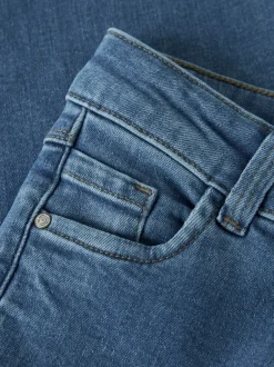 Jeans*Name It Donkerblauw - jeans met wijde pijpen
