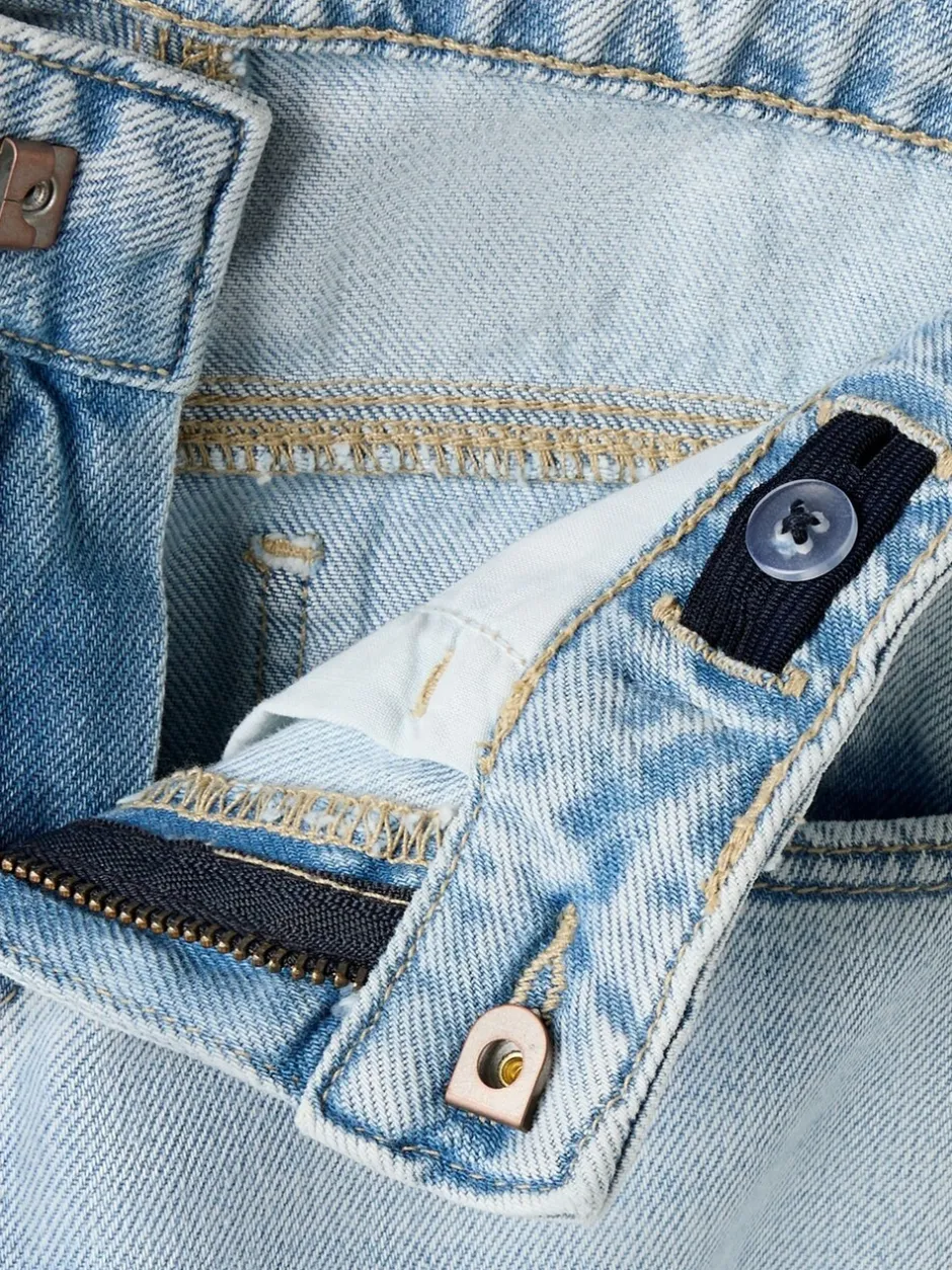 Jeans*Name It Donkerblauw - jeans met wijde pijpen
