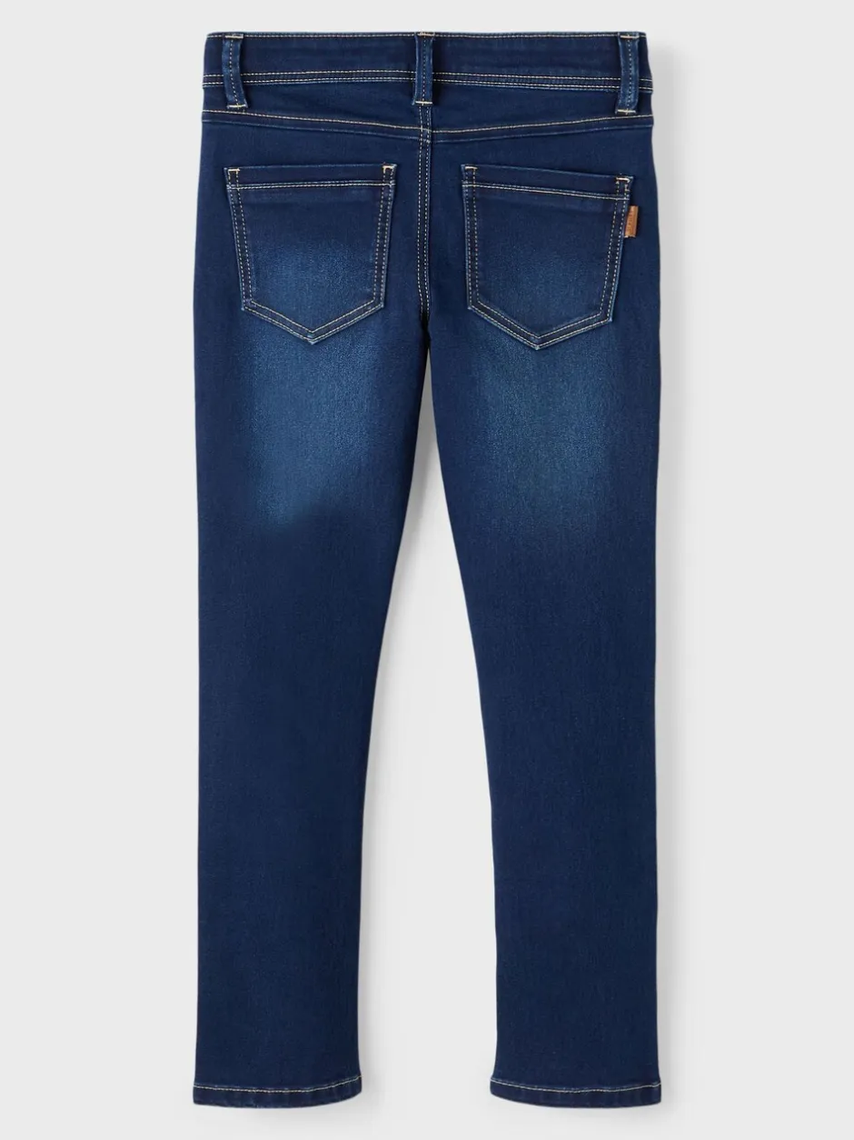 Jeans*Name It - slim-fit jeans voor jongens Donkerblauw