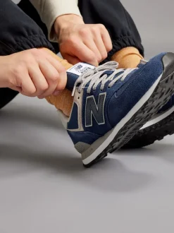 Sneakers*New Balance Donkerblauw - 574 herenslippers