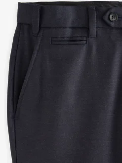 Formele Broek*Next - Normale Pasvorm - Signature - 100% Wollen broek met Motion Flex-tailleband Donkerblauw