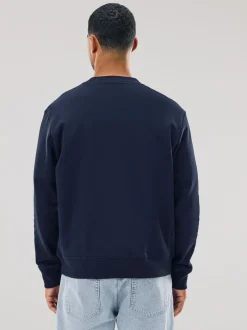 Sweaters En Hoody´S|Sweaters En Hoody´S*Next Donkerblauw - Normale Pasvorm - Heavyweight Cotton Rich Crew Neck Sweatshirt