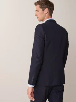 Blazers En Business-Jasjes|Pakken*Next - Normale Pasvorm - Kostuum met twee knopen: colbert Donkerblauw