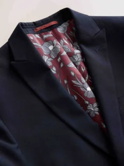 Blazers En Business-Jasjes|Pakken*Next - Normale Pasvorm - Kostuum met twee knopen: colbert Donkerblauw