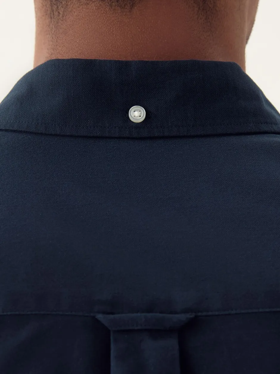 Formele Overhemden|Shirts|Next Donkerblauw - Normale Pasvorm - Oxford-overhemd met korte mouwen