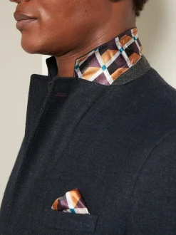 Blazers En Business-Jasjes*Next - Normale Pasvorm - Modieuze blazer met textuur Donkerblauw
