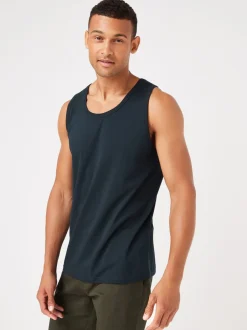 T-Shirts En Hemden*Next - Normale Pasvorm - Vest Donkerblauw