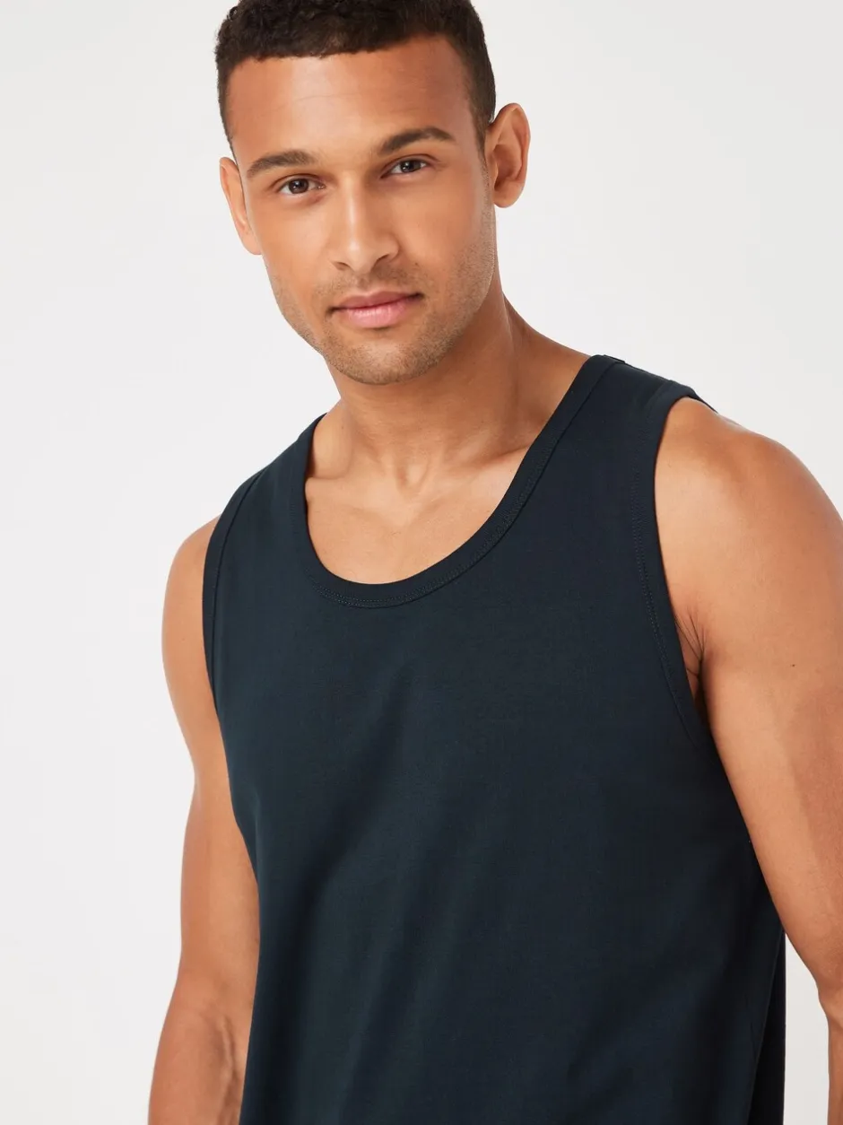 T-Shirts En Hemden*Next - Normale Pasvorm - Vest Donkerblauw
