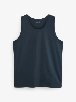 T-Shirts En Hemden*Next - Normale Pasvorm - Vest Donkerblauw