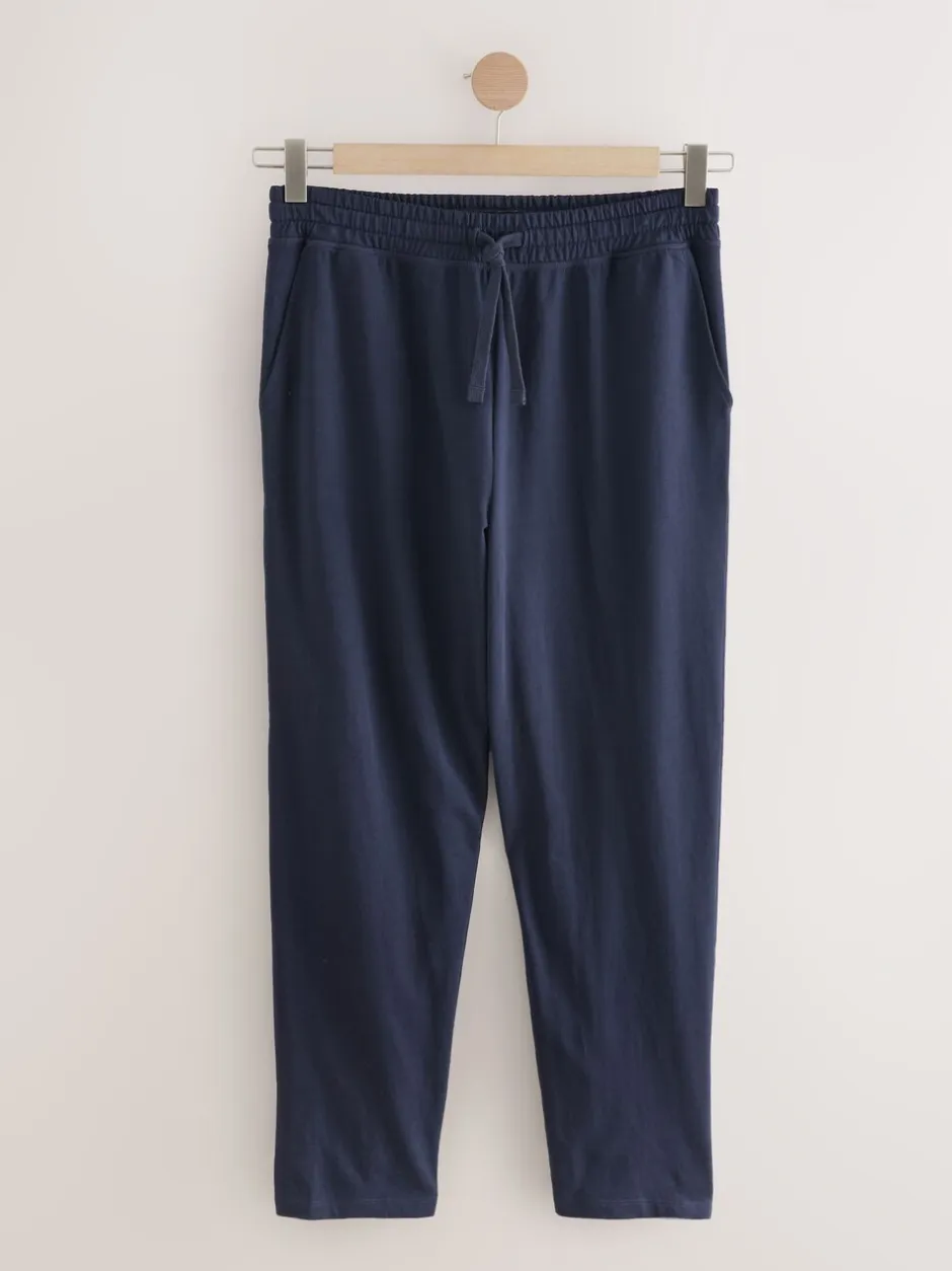 Loungewear|Joggingbroeken|Next - Open - Loopback Soft Touch Cuffed Joggers Donkerblauw