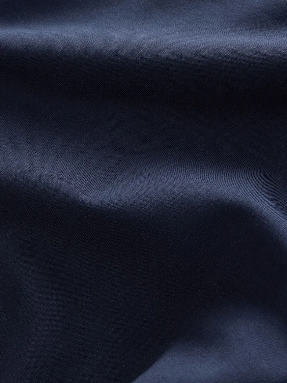 Kostuums En Werkkleding*Next - Ponte Broek met Wijde pijpen en goudkleurige knoopdetails Donkerblauw