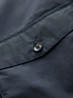 Jassen En Jacks|Next - Regenbestendig Harrington jack met borgvoering Donkerblauw
