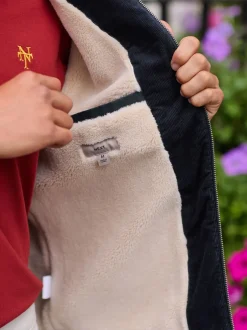Jassen En Jacks|Next - Regenbestendig Harrington jack met borgvoering Donkerblauw