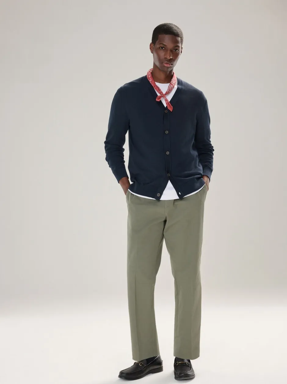 Gebreide Kleding|Next - Regular-fit vest met hoog katoengehalte Donkerblauw