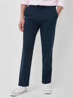 Formele Broek|Broeken En Chino's|Next Donkerblauw - Relaxed fit - Stretchy chino