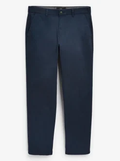Formele Broek|Broeken En Chino's|Next Donkerblauw - Relaxed fit - Stretchy chino