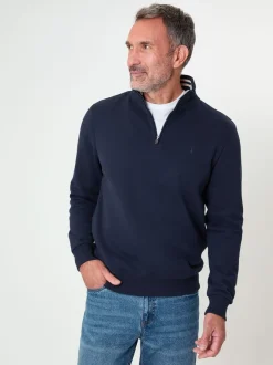 Sweaters En Hoody´S|Sweaters En Hoody´S|Saltwell Donkerblauw - Quarter Zip Sweatshirt