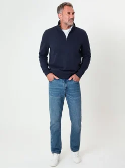 Sweaters En Hoody´S|Sweaters En Hoody´S|Saltwell Donkerblauw - Quarter Zip Sweatshirt
