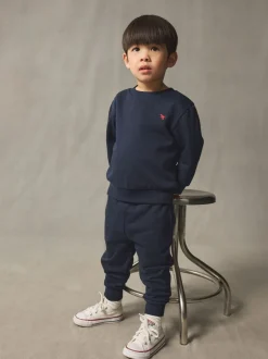 Sets En Combisets|Truien En Breisels|Next Donkerblauw - Set met sweatshirt en joggingbroek (3mnd-7jr)