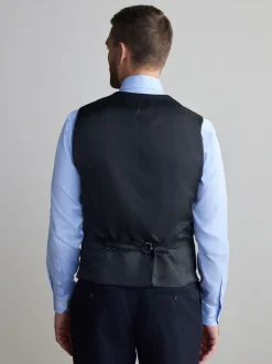 Vesten*Next Donkerblauw - Signature Nova Fides wollen gilet