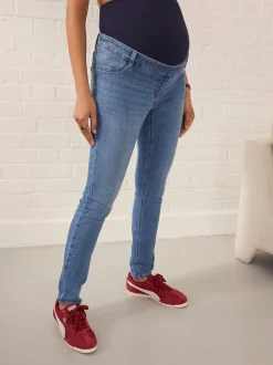 Jeans|Moederschap|Next Donkerblauw - Skinny zwangerschapsjeans
