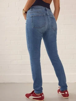 Jeans|Moederschap|Next Donkerblauw - Skinny zwangerschapsjeans