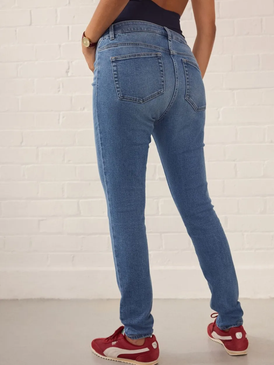 Jeans|Moederschap|Next Donkerblauw - Skinny zwangerschapsjeans
