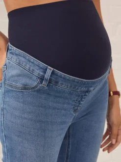Jeans|Moederschap|Next Donkerblauw - Skinny zwangerschapsjeans