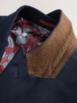 Blazers En Business-Jasjes|Pakken*Next - Slim Fit - Kostuum met twee knopen: colbert Donkerblauw