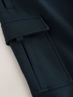 Joggingbroeken*Next - Slim Fit - Slim Fit Brushback Heavyweight Cargo Joggers Donkerblauw