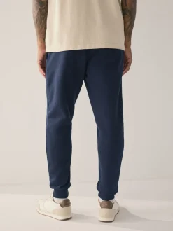 Joggingbroeken|Next - Slim Fit - Slim Fit Brushback Heavyweight Joggers Donkerblauw