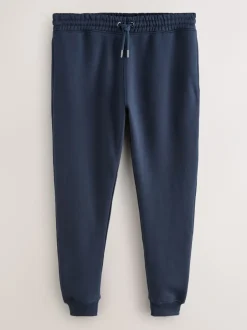Joggingbroeken|Next - Slim Fit - Slim Fit Brushback Heavyweight Joggers Donkerblauw