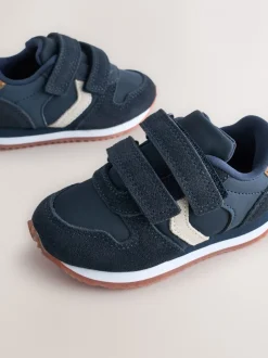 Babyschoenen*Next - Sneakers met twee klittenbandjes Donkerblauw